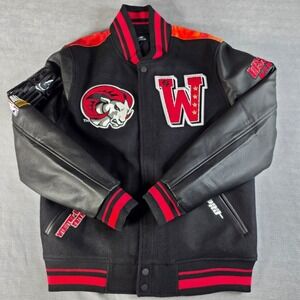 Pro Standard Winston-Salem State NBA HBCU Classic 2024 Varsity Jacket Mens L NEW